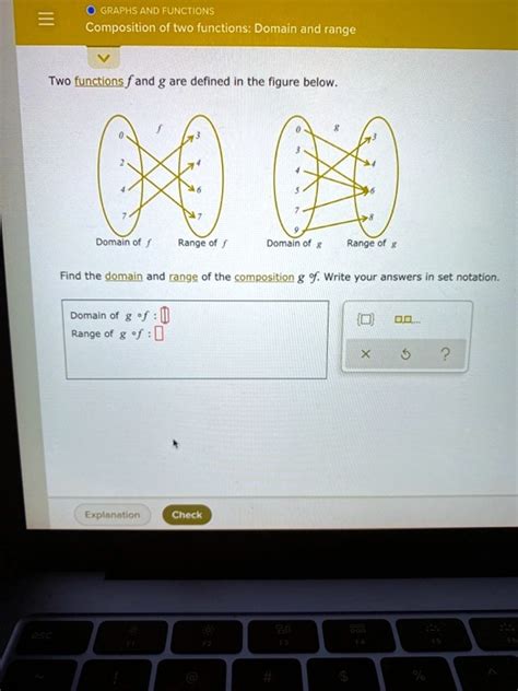 Solved Graphs And Functions Composition Of Two Functions Domain And