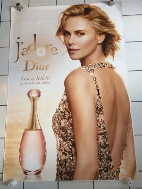 Affiche Poster Parfum J Adore Dior Charlize Theron X Abribus Bus