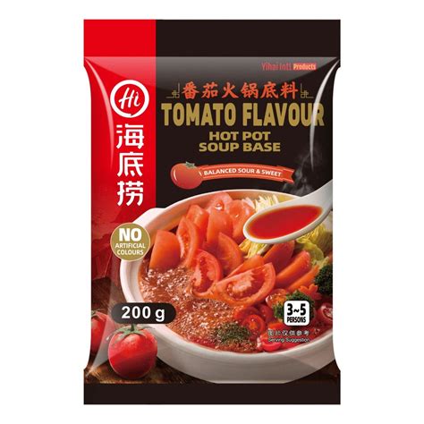 HAIDILAO Hot Pot Tomatensmaak Kruiden Zakje 200 Gram Sligro Nl