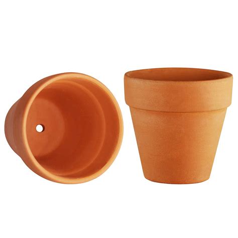 Besttoyhome 48 Pcs Small Mini Clay Pots 2 Terracotta Pot Clay Ceramic