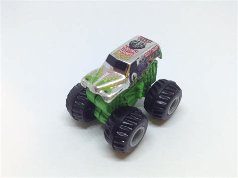 JULIAN S HOT WHEELS BLOG Chrome Grave Digger Mystery Truck Monster Jam Mini Mystery