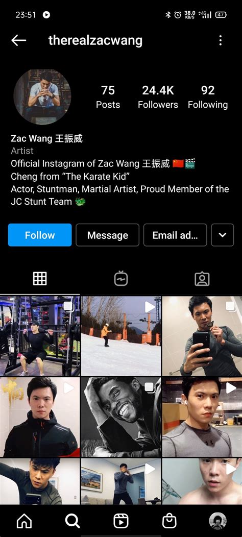 Zhenwei Wang Instagram