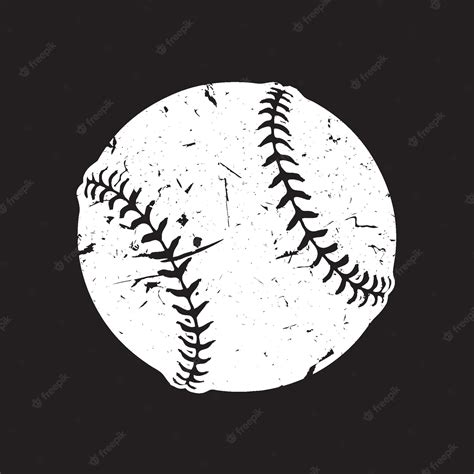 Grunge Softballs Clip Art Library