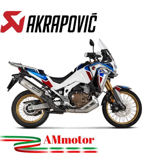 Akrapovic Honda Crf L Africa Twin Terminale Di Scarico Slip On Line