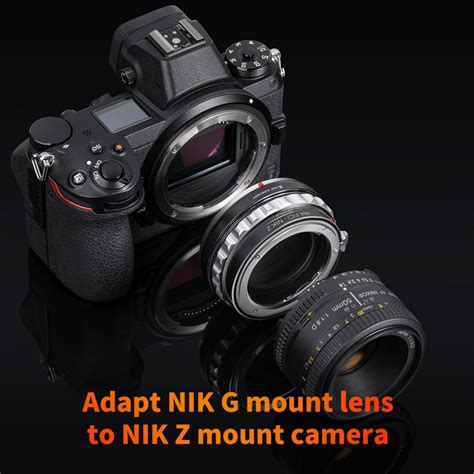 Lens Adapters Nikon G Lenses To Nikon Z Camera Mount Adapter K F Concept