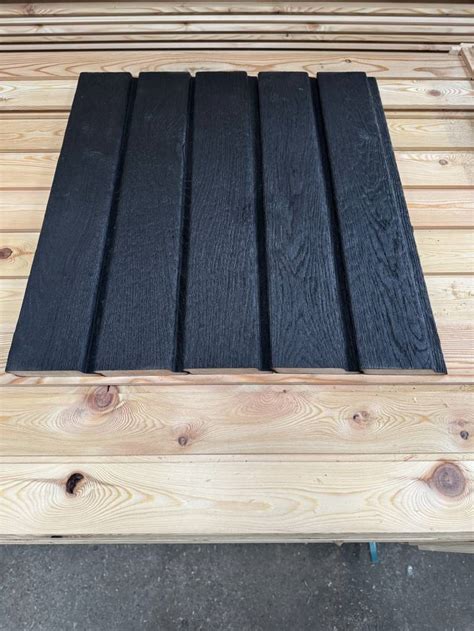 Charred Oak Timber Cladding Boards Shadow Gap Timberulove