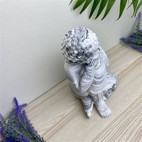 Latitude Vive Aqdal Buddha Garden Statue Wayfair Co Uk