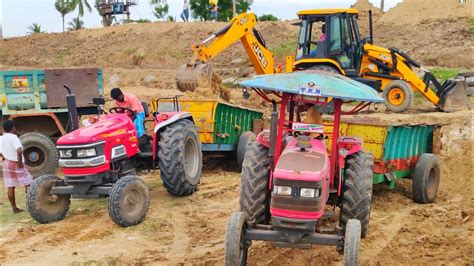 Mahindra 555 Di Power Plus Tractor With Fully Loaded Trolley John