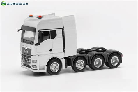 HERPA 316958 MAN TGX GX SLT Zgm weiß vasutmodell