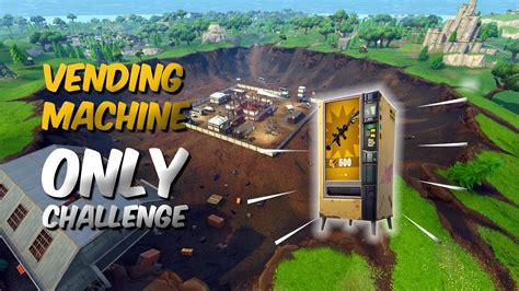 Vending Machine Only Challenge Fortnite Battle Royale Inky And F00d