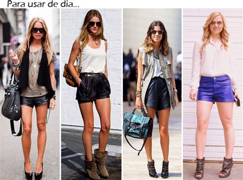 Como Usar Short De Couro Confira Vida E Moda