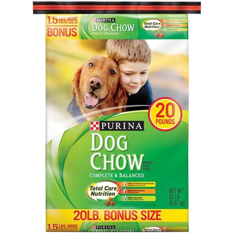 Purina Dog Chow Complete Dry Dog Food 20 Lb Bag 11059837 The Home