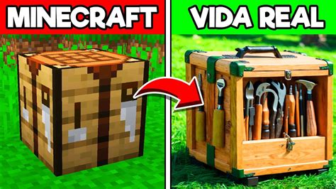 Itens E Mobs Do Minecraft Na Vida Real YouTube