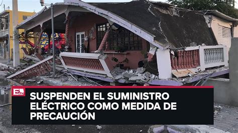 Sismo De Magnitud 6 4 En Puerto Rico Deja Al Menos Un Muerto Youtube