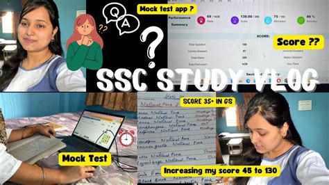 My Last Vlog Before Ssc Cgl Exam My Score Ssc Study Vlog Ssc