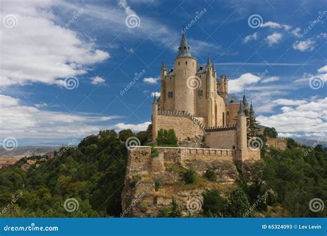 Segovia castle, Spain stock image. Image of spain, castle - 65324093