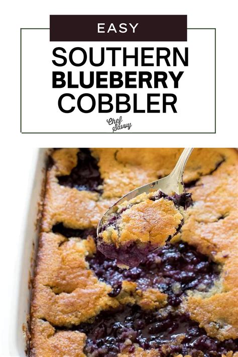 The Ultimate Southern Blueberry Cobbler Recipe