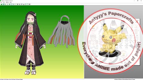 Kimetsu No Yaiba Nezuko Papercraft Antyyys Ko Fi Shop Ko Fi ️