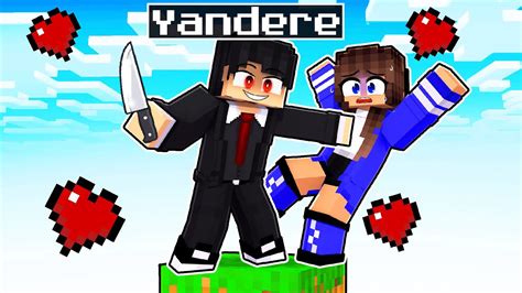 Jogando Um Garoto Yandere Em Apenas Um Bloco No Minecraft Miika