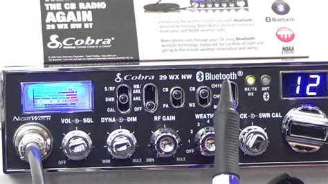 Cobra 29 Wx Nw Bt Cb Radio Product Overview By Cb World Youtube