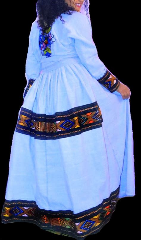 Ethiopian Traditional Dress Wollo Raya Etsy