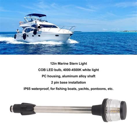 Feu De Poupe Led Ip Tanche Marine Anchor Pole Light Pour