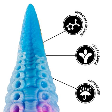 Epic Phorcys Blue Tentacle Dildo Small Erosart
