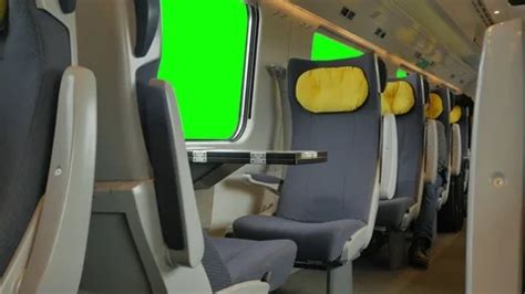 4K Train Car, Passenger Seats and Blank ... | Stock Video | Pond5