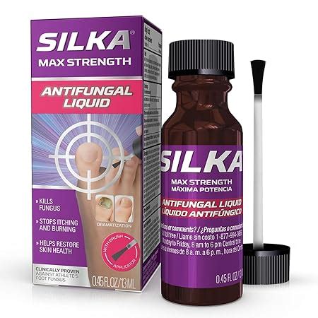 Amazon Silka Max Strength Antifungal Liquid For Toenail Health