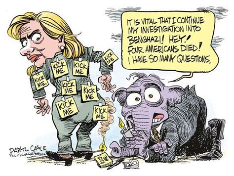 Political Cartoon Republicans Hillary Clinton Benghazi The Week