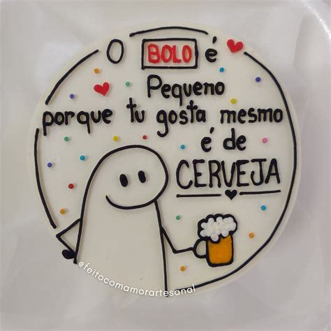 Bentô Cake O bolo é pequeno porque tu gosta mesmo é de cerveja