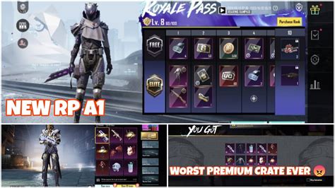 Rp Giveaway ️ Bgmi New A1 Royal Pass Bgmi New Premium Crate Opening