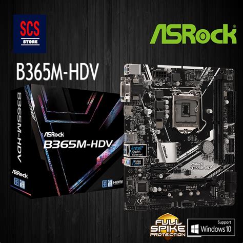 ASROCK B365M HDV DDR4 LGA1151 Motherboard Shopee Malaysia