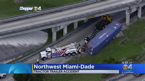 Overturned Tractor Trailer Causing Traffic Headaches For I 95 Drivers