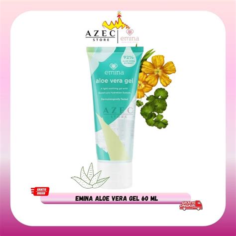 Jual Emina Aloe Vera Gel 60 Ml Shopee Indonesia