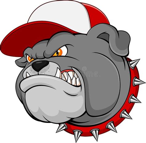 Bulldog Mascot Cartoon Stock Vector Illustration Of Face 66409742