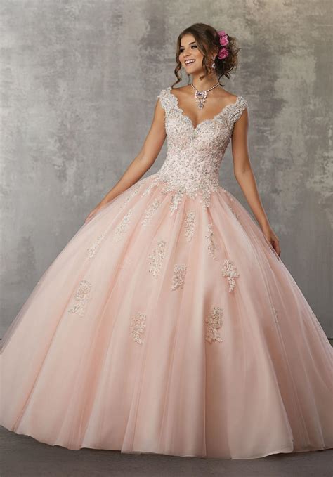 Hot Pink And White Quinceanera Dresses