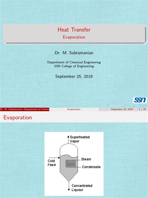 HT Lecture 17 Evaporation | PDF | Evaporation | Heat Transfer