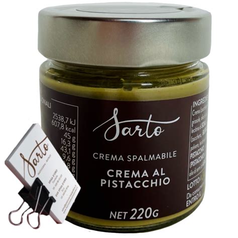 PISTACCHIO Crema Spalmabile Sarto Pasticceria Bistrot