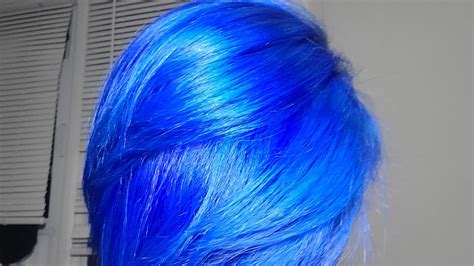 Dying My Hair True Blue With Manic Panic Rockabilly Blue Full Review And How It Faded Youtube