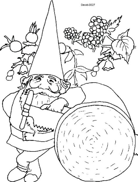 Garden Gnome Coloring Pages At Free Printable