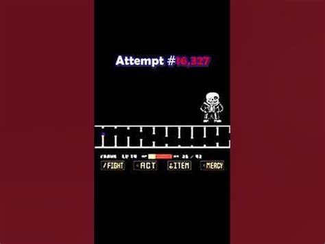 Just one more try…Hardest Boss Fight In Undertale!! #shorts https ...