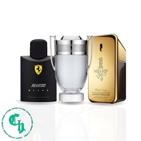 Perfumes Importados Kit 3 Perfumes 1 One Million Ferrari Black E