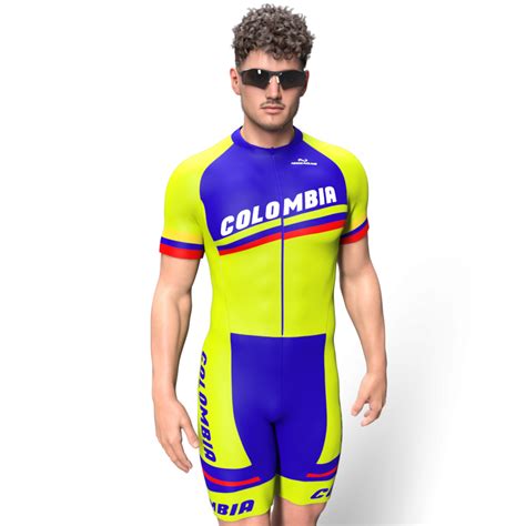 Unisex Colombia Seleccion 2021 lycra patinaje Tamaño 14 Mangas Manga