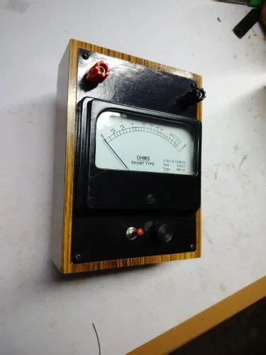 Tekson Analog Ohm Meter Series And Shunt Type Model Name Number