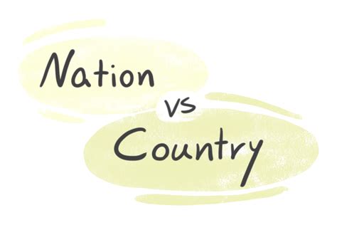 Differences Between A Nation And A Country Exploring Their Distinct