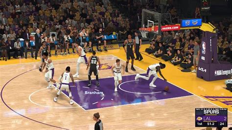 NBA 2K24 San Antonio Spurs Vs Los Angeles Lakers Gameplay PS5 YouTube