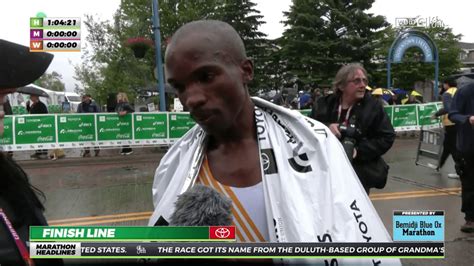 Tebello Ramakongoana Is The Men S Half Marathon Winner WDIO