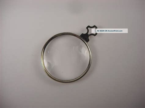 Antique Magnifying Glass, 14. 0 High Magnification Optical Lens Monocle ...