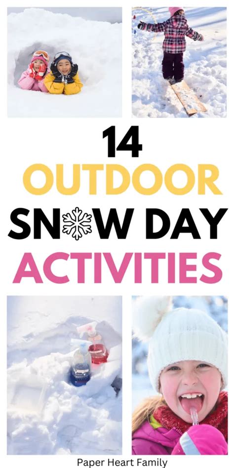 32 Snow Day Activities For Kids: Indoors And Outdoors